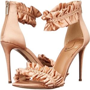Sam Edelman Sawyer Satin Ruffle Heels